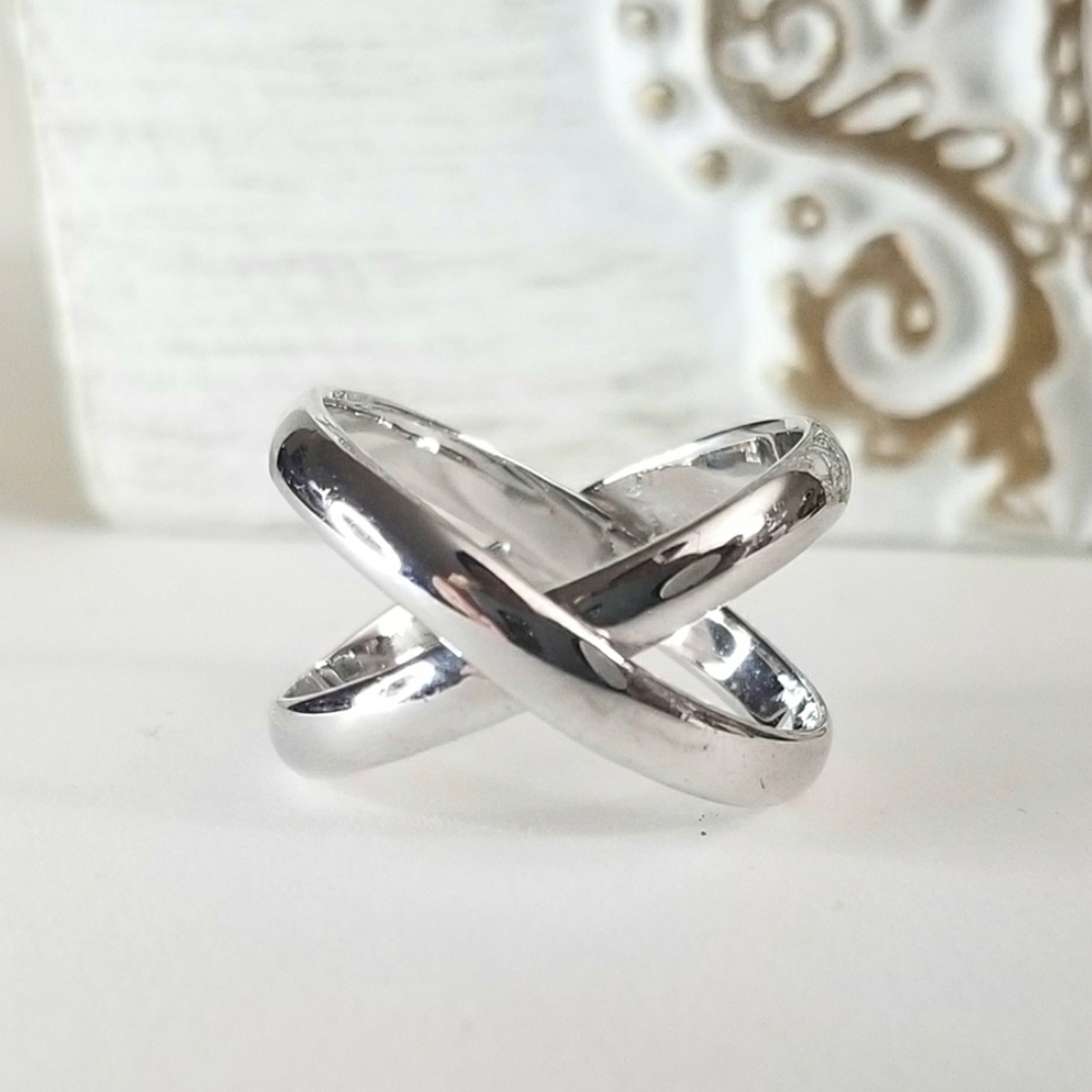 Sterling Silver 18K Ring